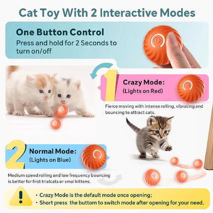 Smart Dog Toy Ball - Interactive & Rechargeable Fun