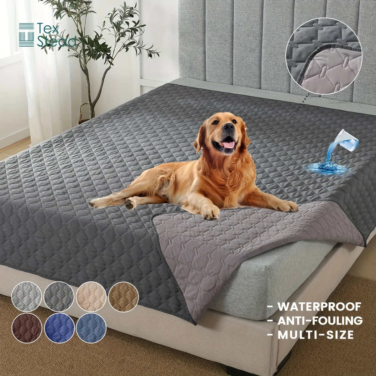 Waterproof Dog Bed Cover - Double-Sided Sofa Protector