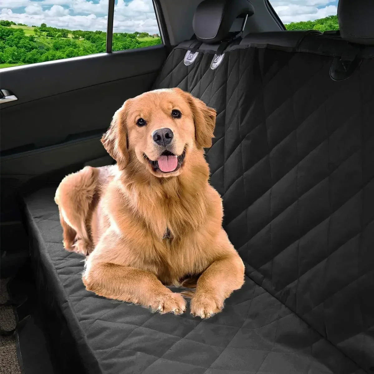 Waterproof Pet Car Seat Cushion - Universal Fit and Easy Clean