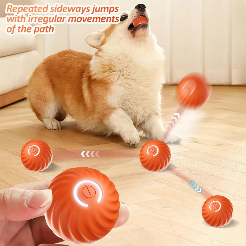 Smart Dog Toy Ball - Interactive & Rechargeable Fun